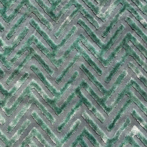 Glam Fabric Devious Spa  - Velvet Upholstery Fabric