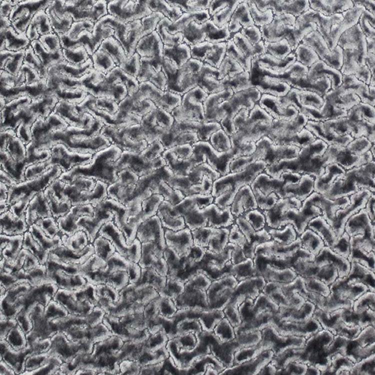 Glam Fabric Alkali Gray  - Velvet Upholstery Fabric