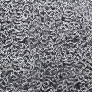 Glam Fabric Alkali Gray  - Velvet Upholstery Fabric