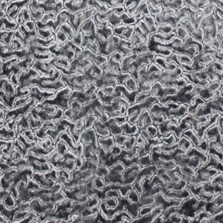 Glam Fabric Alkali Gray  - Velvet Upholstery Fabric