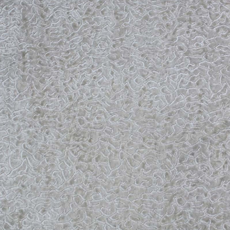 Glam Fabric Alkali Ivory  - Velvet Upholstery Fabric