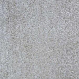 Glam Fabric Alkali Ivory  - Velvet Upholstery Fabric