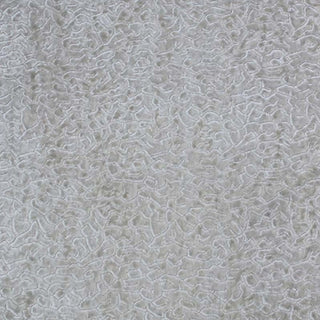 Glam Fabric Alkali Ivory  - Velvet Upholstery Fabric