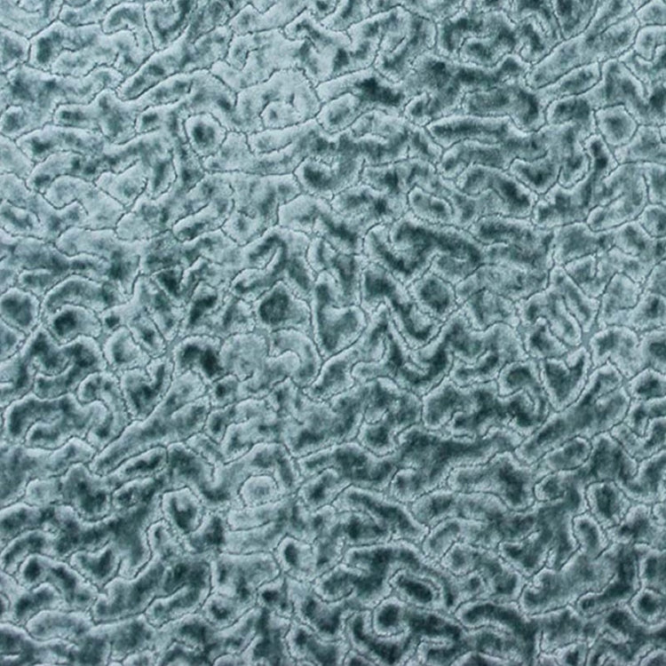 Glam Fabric Alkali Teal  - Velvet Upholstery Fabric