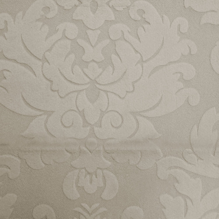 Glam Fabric Nattie Cream - Velvet Upholstery Fabric