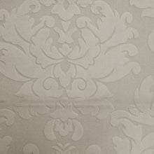 Load image into Gallery viewer, Glam Fabric Nattie Cream - Velvet Upholstery Fabric