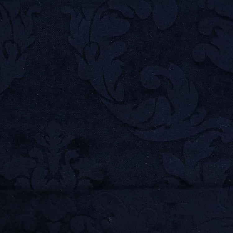 Glam Fabric Nattie Midnight - Velvet Upholstery Fabric