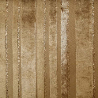 Glam Fabric Tiret Gold - Velvet Upholstery Fabric