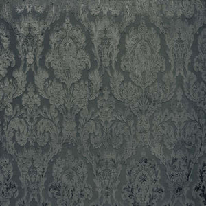 Glam Fabric Fiora Gray - Velvet Upholstery Fabric