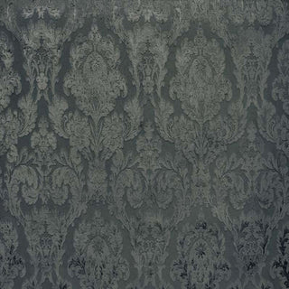 Glam Fabric Fiora Gray - Velvet Upholstery Fabric