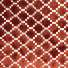 Load image into Gallery viewer, Glam Fabric Arcade Orange - Velvet Upholstery Fabric