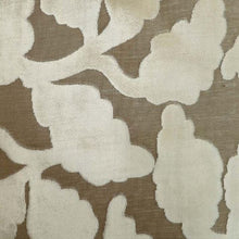 Load image into Gallery viewer, Glam Fabric Davis Ecru  - Velvet Upholstery Fabric