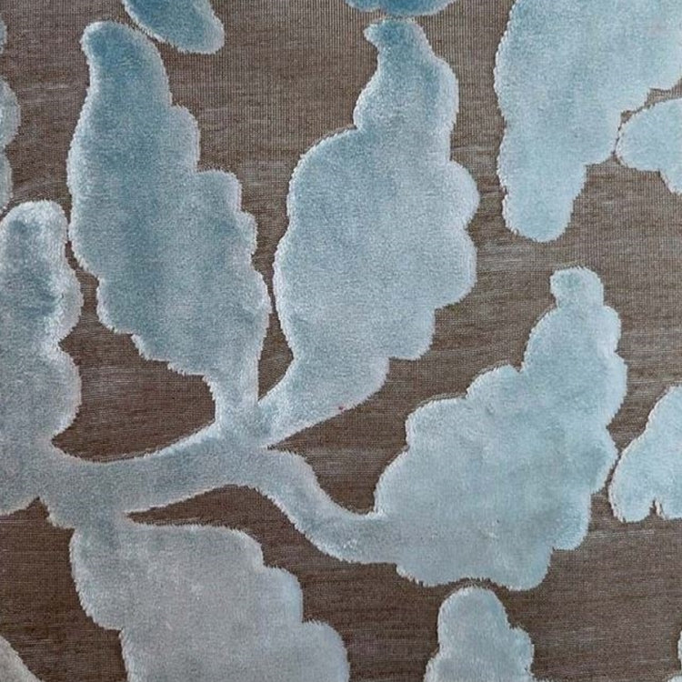 Glam Fabric Davis Ocean - Velvet Upholstery Fabric