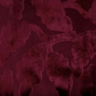 Glam Fabric Davis Wine - Velvet Upholstery Fabric