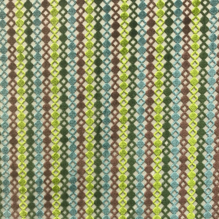 Glam Fabric Eiza Apple - Velvet Upholstery Fabric