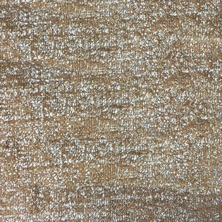 Glam Fabric Avenue Latte - Velvet Upholstery Fabric