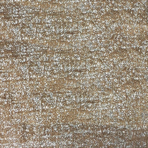 Glam Fabric Avenue Latte - Velvet Upholstery Fabric