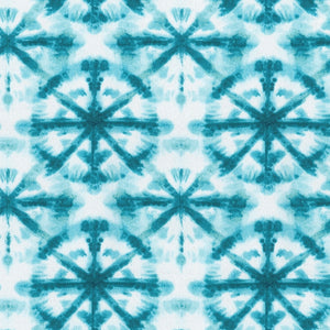 Glam Fabric Strobe Peacock - Outdoor Upholstery Fabric